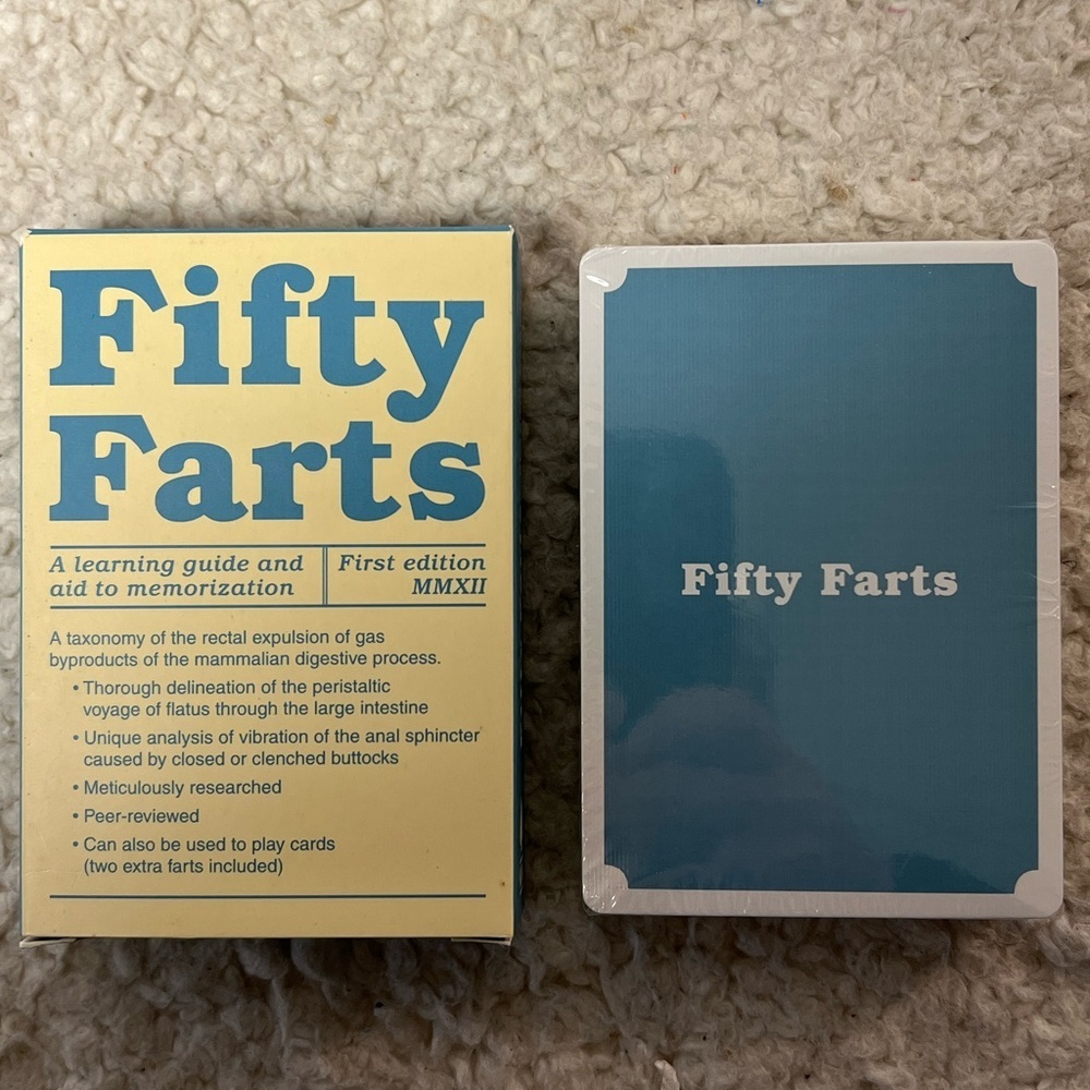 Knock Knock "Fifty Farts" Learning Guide Gag Gift Cards - Picture 7 of 8